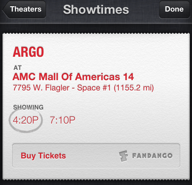 Movie tickets coming to Siri