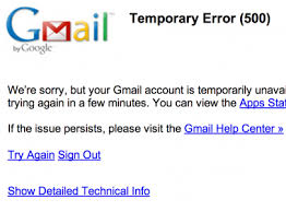 GMail and Google Go Down