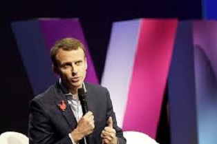 French President Emmanuel Macron Talks Technology