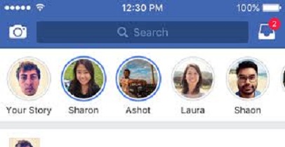 The Rise of Facebook Stories: Weaning off Typing